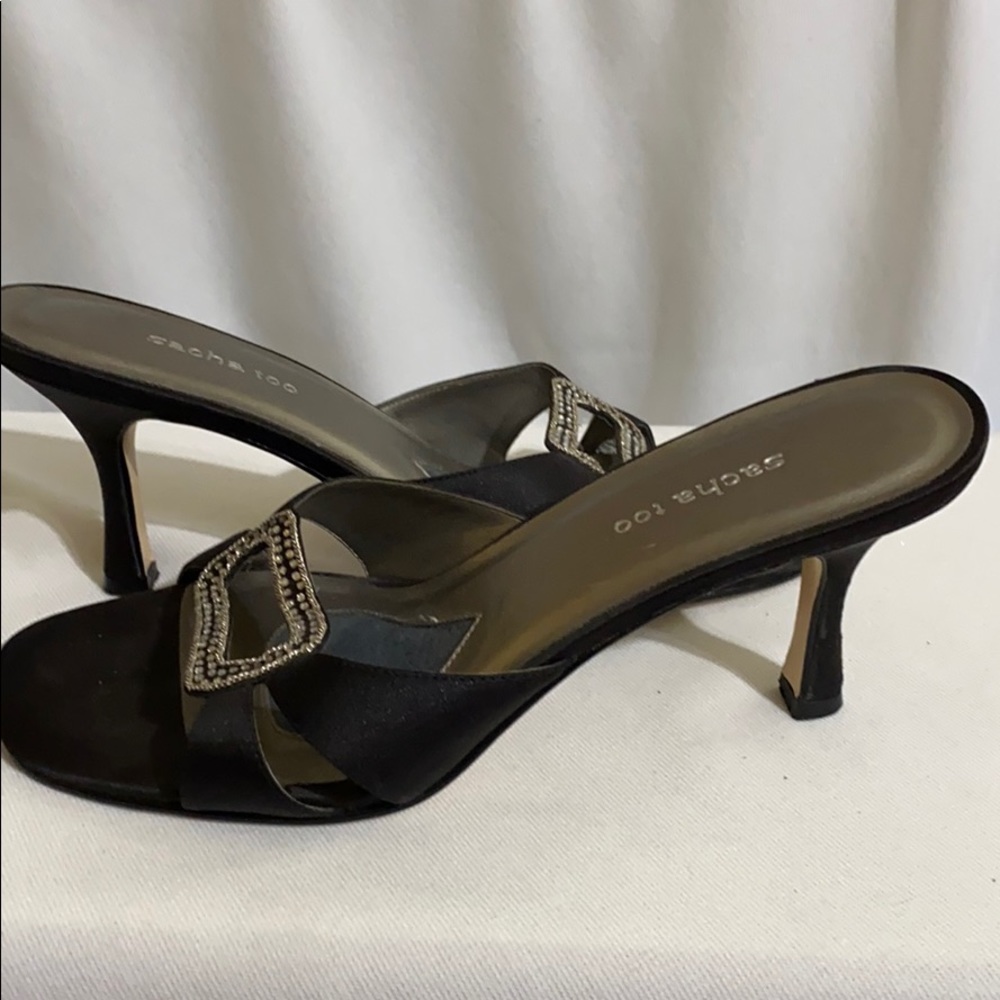 SACHO TOO RHINESTONE SLIP ON HEELS